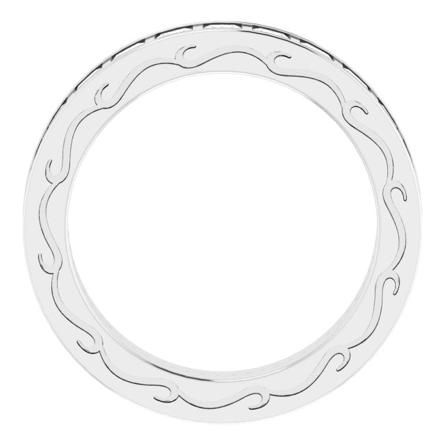 2 1/3 CTW Natural Diamond Eternity Band, 3.83 x 22.45 mm