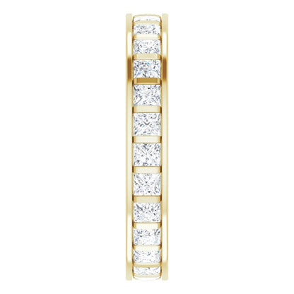 1 7/8 CTW Natural Diamond Eternity Band, 3.55 x 22.14 mm