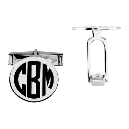 Engravable Monogram Cuff Links
