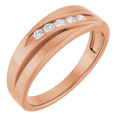 1/6 CTW Lab-Grown Diamond Band, 6.7 mm