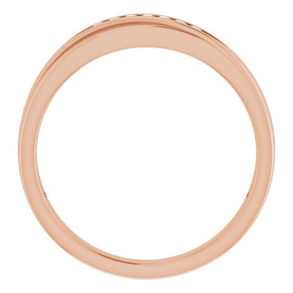 1/10 CTW Natural Diamond Band, 6.4 mm