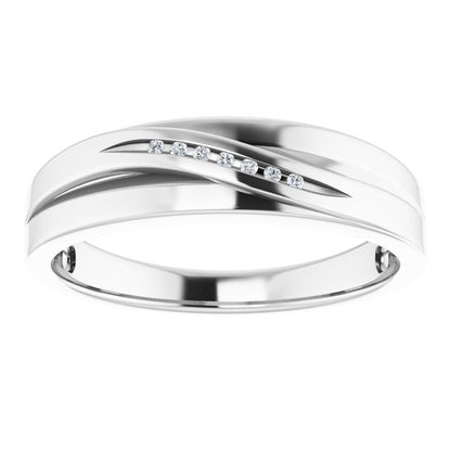 .03 CTW Natural Diamond Band, 5.7 mm