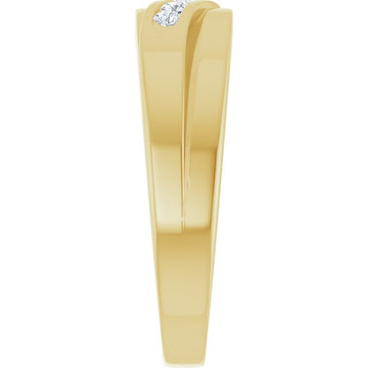 1/6 CTW Lab-Grown Diamond Band, 6.7 mm