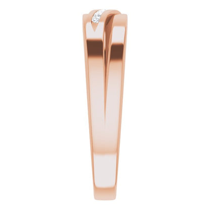 1/10 CTW Natural Diamond Band, 6.4 mm