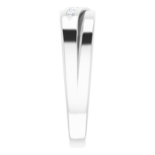 1/6 CTW Natural Diamond Band, 6.7 mm