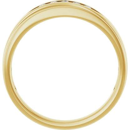 1/6 CTW Lab-Grown Diamond Band, 6.7 mm