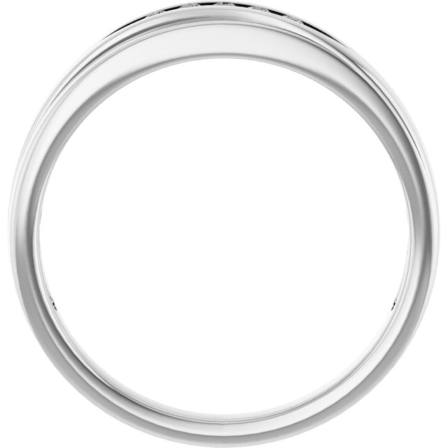 1/10 CTW Natural Diamond Band, 6.4 mm