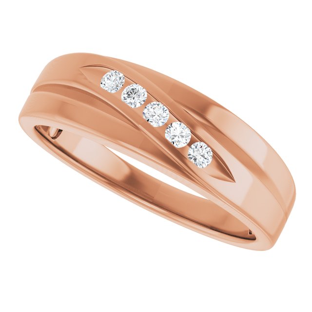 1/6 CTW Lab-Grown Diamond Band, 6.7 mm