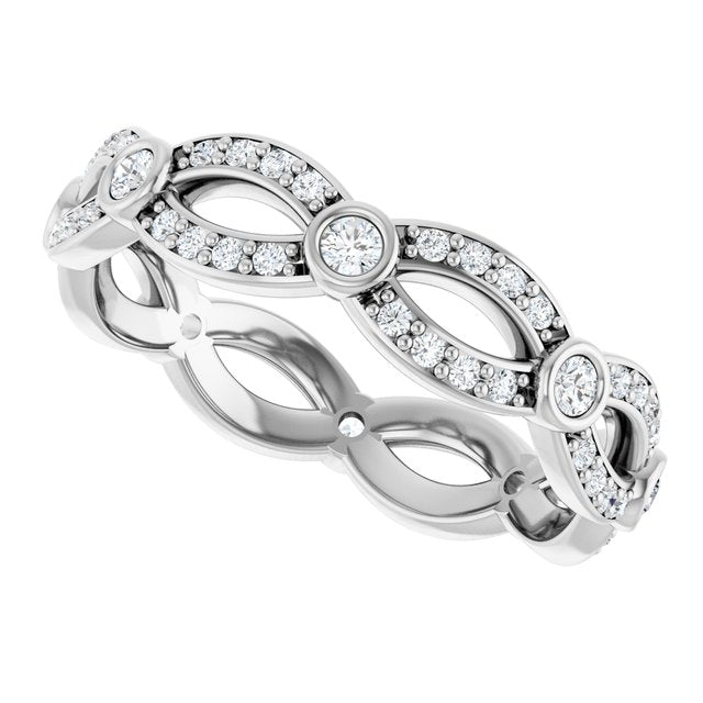 1/2 CTW Eternity Band