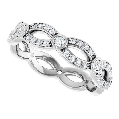 1/2 CTW Eternity Band