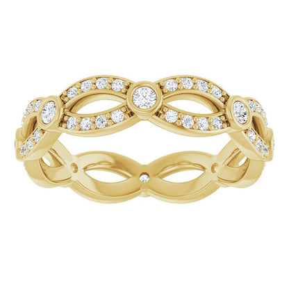 1/2 CTW Diamond Eternity Band, 4.6 mm