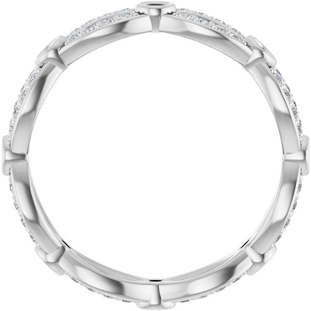 1/2 CTW Diamond Eternity Band, 4.6 mm