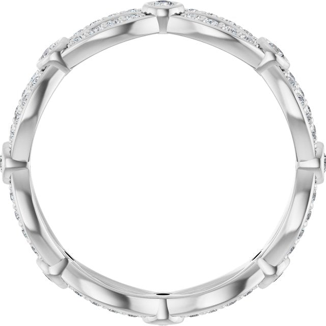 1/2 CTW Eternity Band