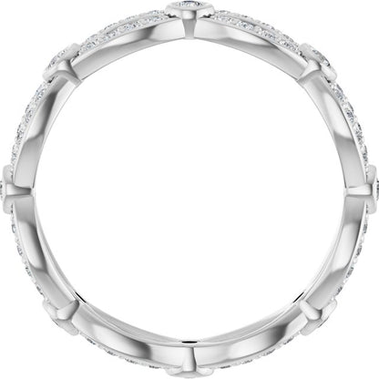 1/2 CTW Eternity Band
