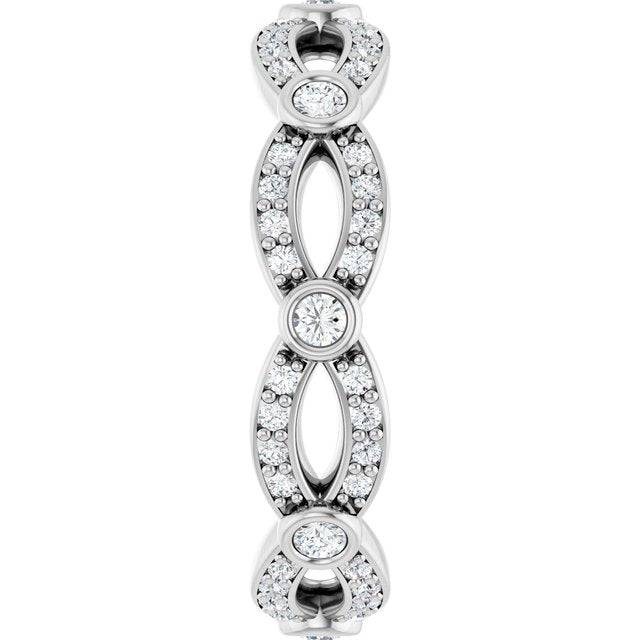 1/2 CTW Eternity Band