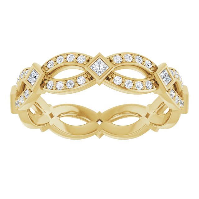3/8 CTW Diamond Eternity Band, 4.9 mm