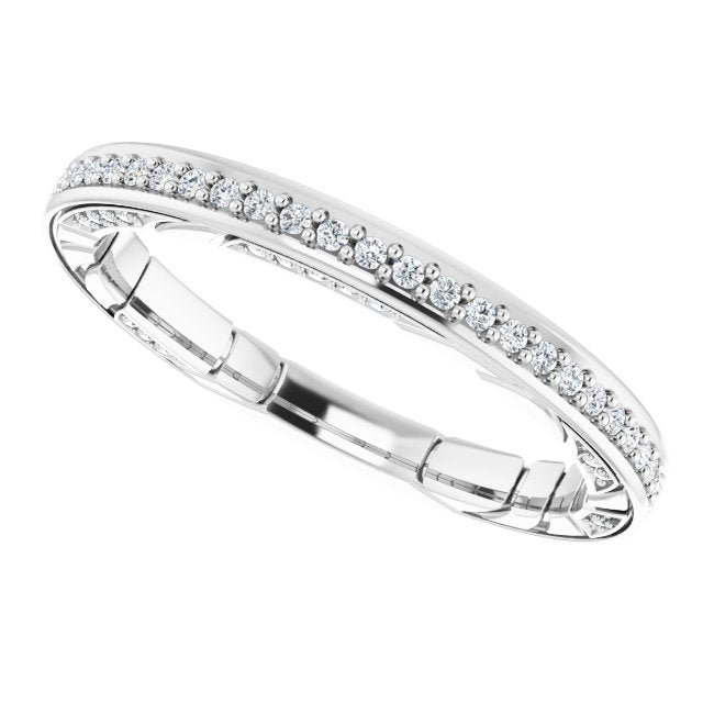 1/5 CTW Natural Diamond Anniversary Band