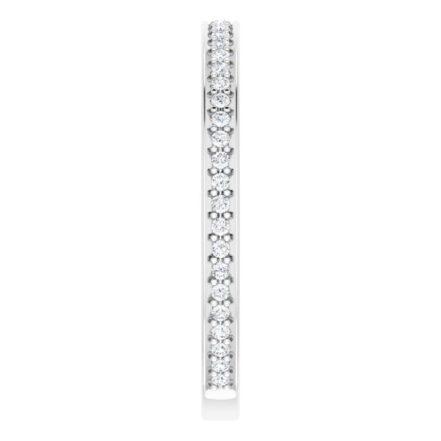 14K White Gold 1/5 CTW Natural Diamond Anniversary Band
