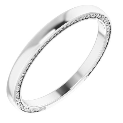 Sculptural Band, 2 mm