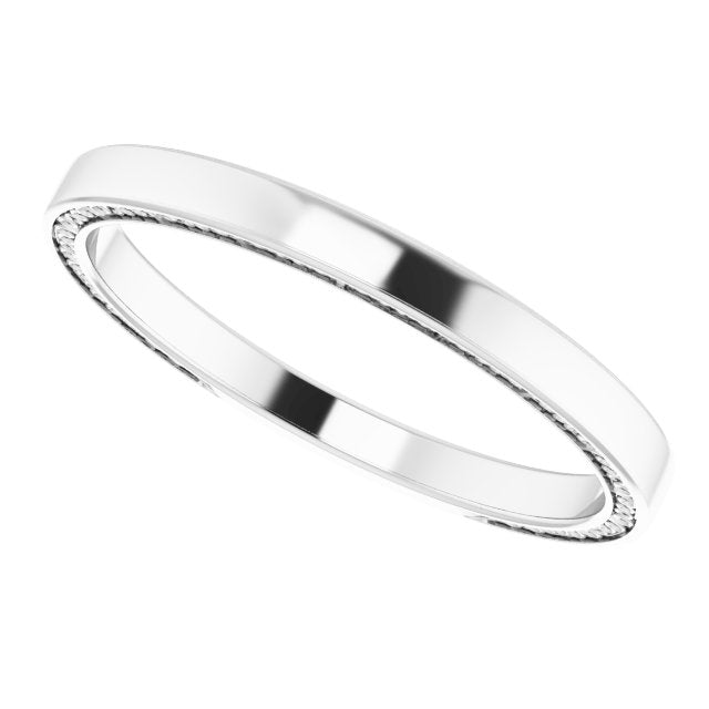 Sculptural Band, 2 mm