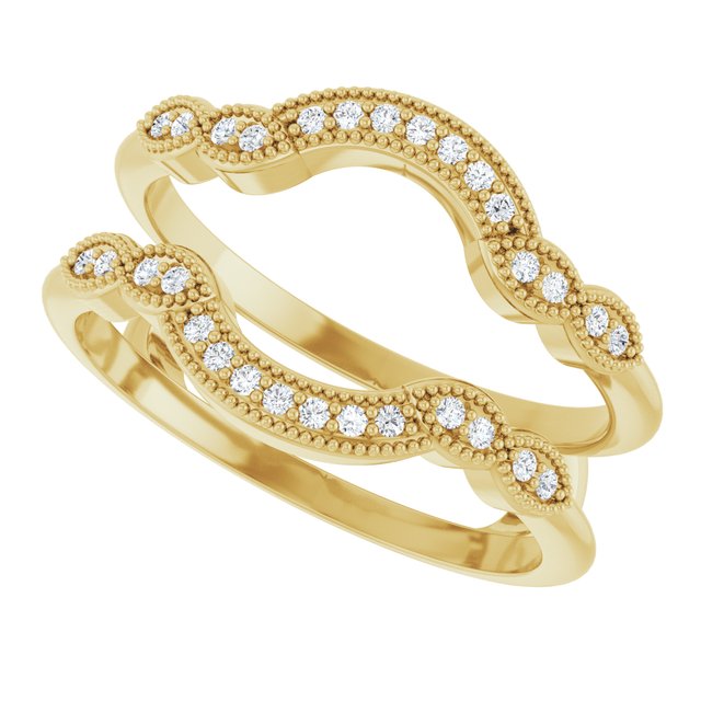 1/8 CTW Natural Diamond Ring Guard