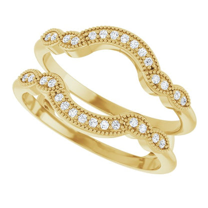 1/8 CTW Natural Diamond Ring Guard