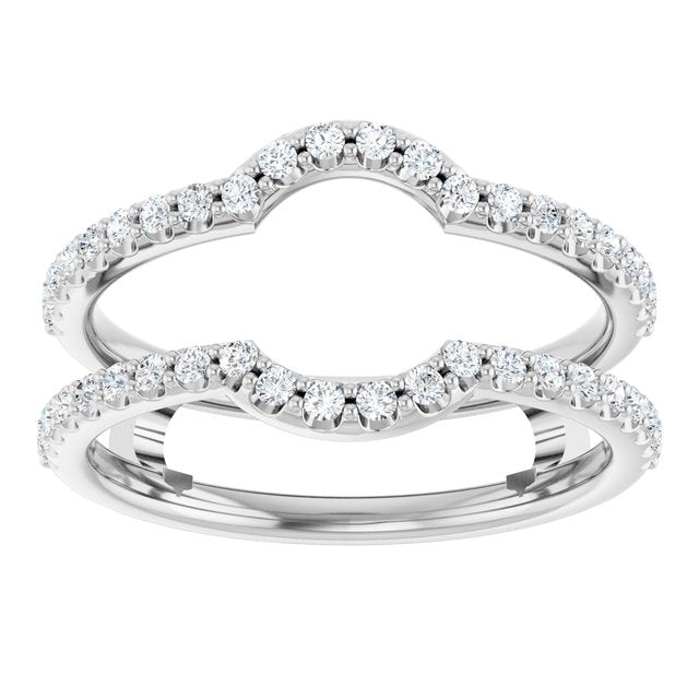 3/8 CTW Natural Diamond Ring Guard