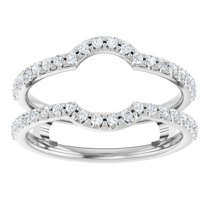 3/8 CTW Natural Diamond Ring Guard
