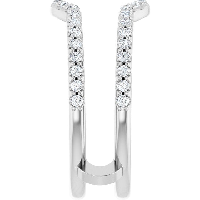 3/8 CTW Natural Diamond Ring Guard