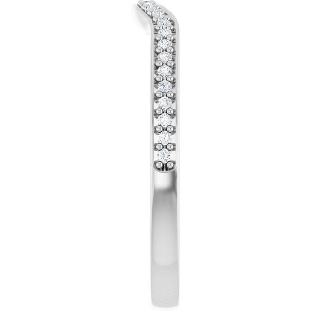 1/8 CTW Natural Diamond Contour Band, 19.6 mm