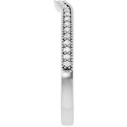 1/8 CTW Natural Diamond Contour Band, 19.98 mm