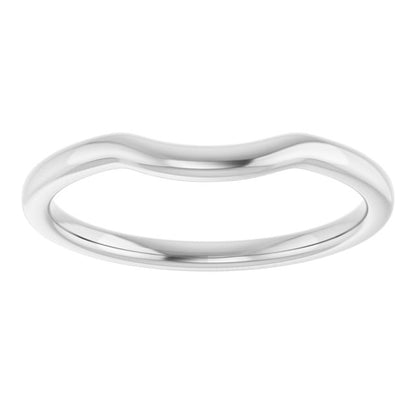 Continuum Sterling Silver Contour Band