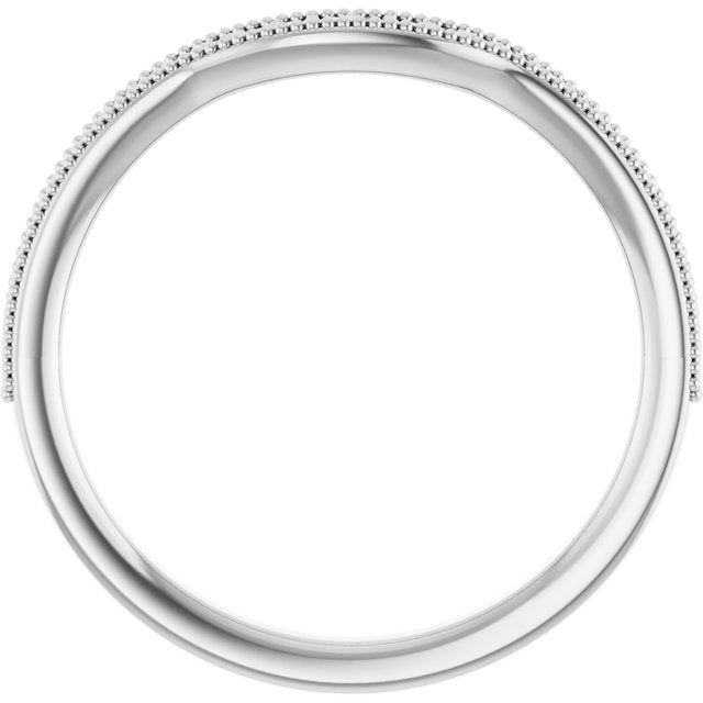 1/8 CTW Natural Diamond Contour Band, 19.98 mm