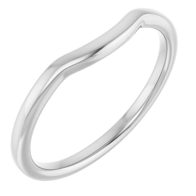 Continuum Sterling Silver Contour Band