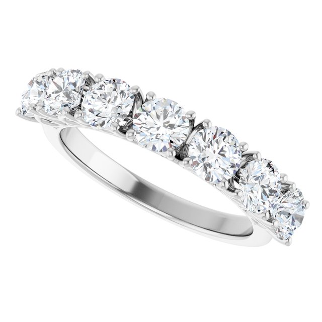 1 5/8 CTW Natural Diamond Anniversary Band, 3.99 x 24 mm