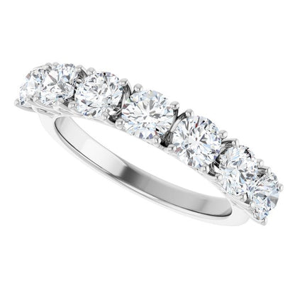 1 5/8 CTW Natural Diamond Anniversary Band, 3.99 x 24 mm
