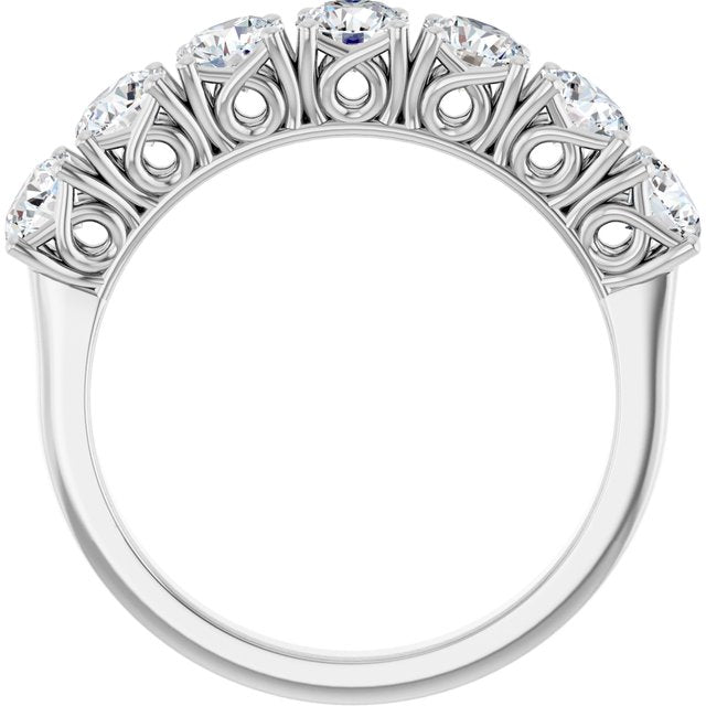 1 1/3 CTW Natural Diamond Anniversary Band, 3.71 x 22.99 mm