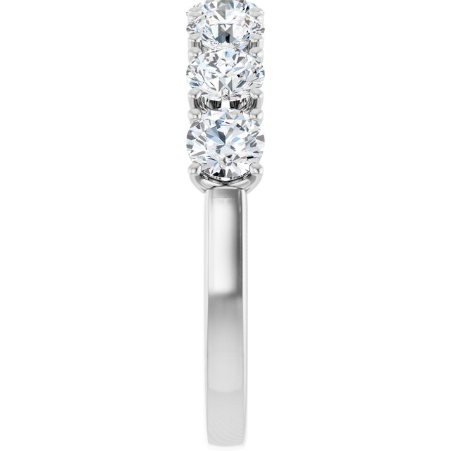 1 5/8 CTW Natural Diamond Anniversary Band, 3.99 x 24 mm