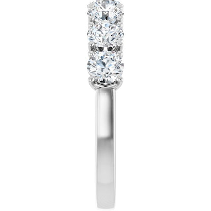 1 5/8 CTW Natural Diamond Anniversary Band, 3.99 x 24 mm