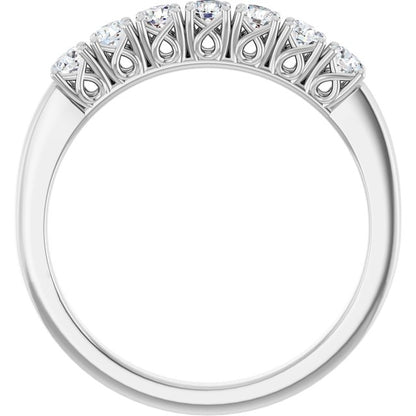 3/8 CTW Natural Diamond Anniversary Band, 2.56 x 20.95 mm