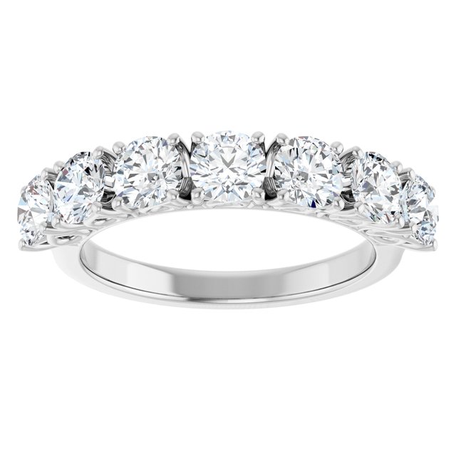 1 5/8 CTW Natural Diamond Anniversary Band, 3.99 x 24 mm