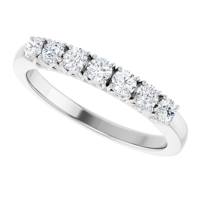 3/8 CTW Natural Diamond Anniversary Band, 2.56 x 20.95 mm