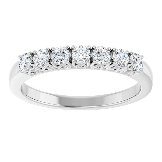 3/8 CTW Natural Diamond Anniversary Band, 2.56 x 20.95 mm
