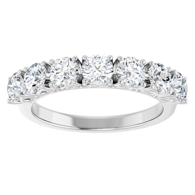 1 1/3 CTW Natural Diamond Anniversary Band, 3.71 x 22.99 mm