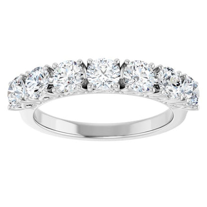 1 1/3 CTW Natural Diamond Anniversary Band, 3.71 x 22.99 mm