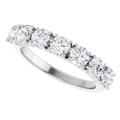1 1/3 CTW Natural Diamond Anniversary Band, 3.71 x 22.99 mm