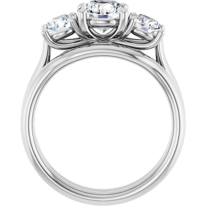 1 3/4 CTW Lab-Grown Diamond Engagement Ring, 6.39 mm