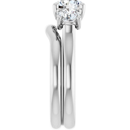 1 3/4 CTW Lab-Grown Diamond Engagement Ring, 6.39 mm
