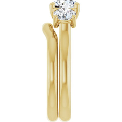 1 3/4 CTW Lab-Grown Diamond Engagement Ring, 6.39 mm