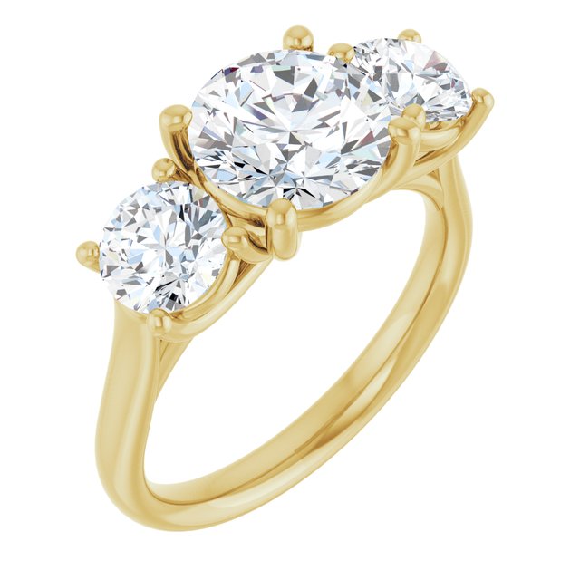 3 1/5 CTW Lab-Grown Diamond Engagement Ring